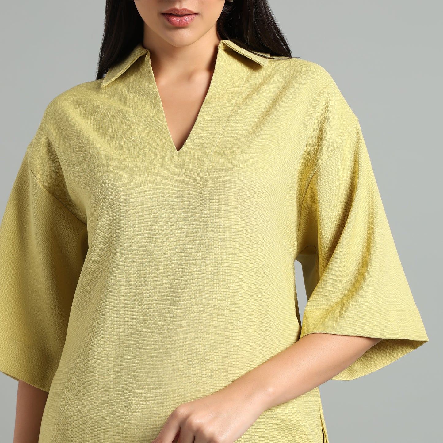 Casual Chic Lime Linen Blend Co-Ord